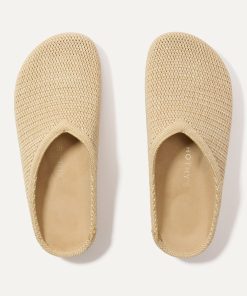 The Casual Clog - Pelican Raffia-Knit