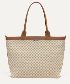 The Lightweight Zip Tote - Vanilla Wafer