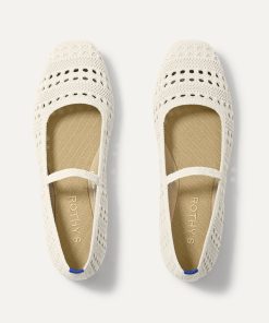 The Max Square Mary Jane - Sandy Crochet