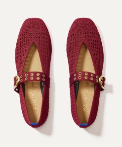 The Max Buckle Mary Jane - Ruby Mesh