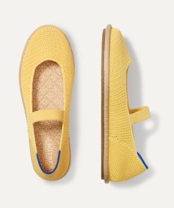 The Cruiser Mary Jane - Sunbeam Raffia-Knit