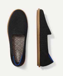 The Cruiser Loafer - Black Raffia-Knit