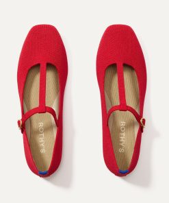 The T–Strap Mary Jane - Red Crisp