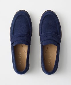 The Penny Loafer - ReVelvet™ Navy