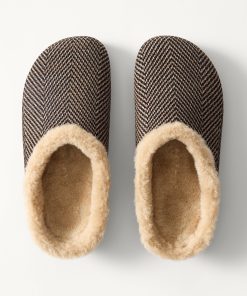 The Après Clog - ReVelvet™ Slate Herringbone