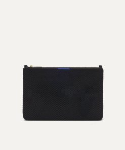 The Convertible Clutch - Black Espresso Open-Knit