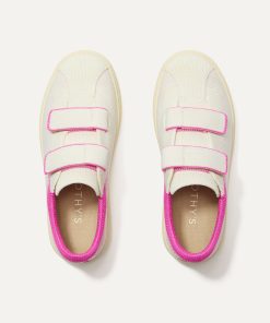 The Kids Strap Sneaker - Pink Taffy