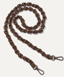 The Crossbody Strap - Espresso Chain-Knit
