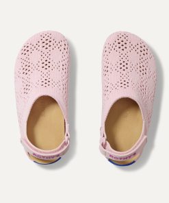 The Kids Clog - Pink Crochet