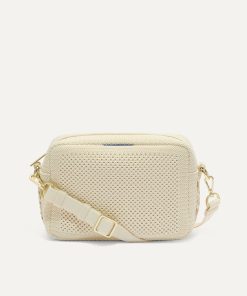 The Crossbody Camera Bag - Cream Twist Open-Knit