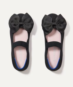 The Kids Big Bow Mary Jane - Black