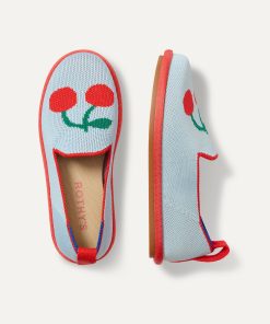 The Mini Loafer (for Kids) - Cherry Blue