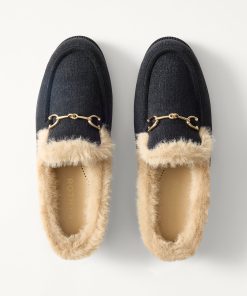 The Après Loafer Mule - ReVelvet™ Black