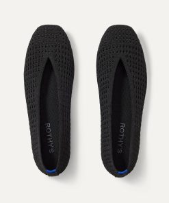 The Max Square Ballerina - Black Mesh